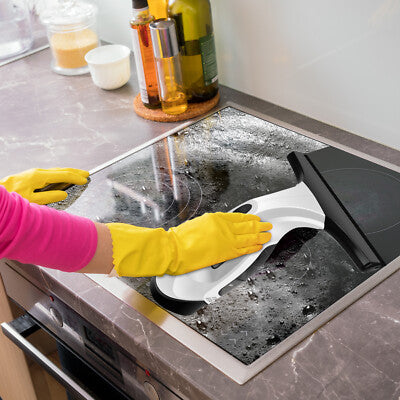 ممسحة زجاج ومكنسة شفط للماء محمولة